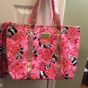 AOII Lilly Pulitzer Bundle- tote & scarf AOPi